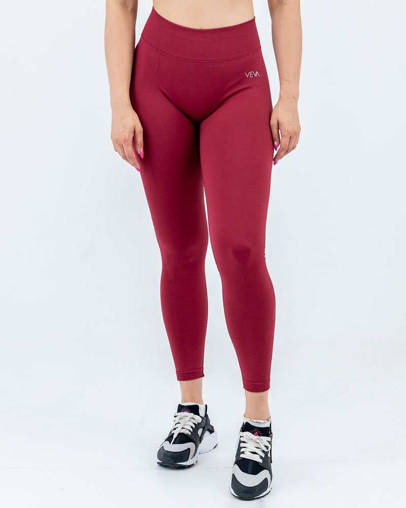 Shape leggings wine red from the VEVAwear collection