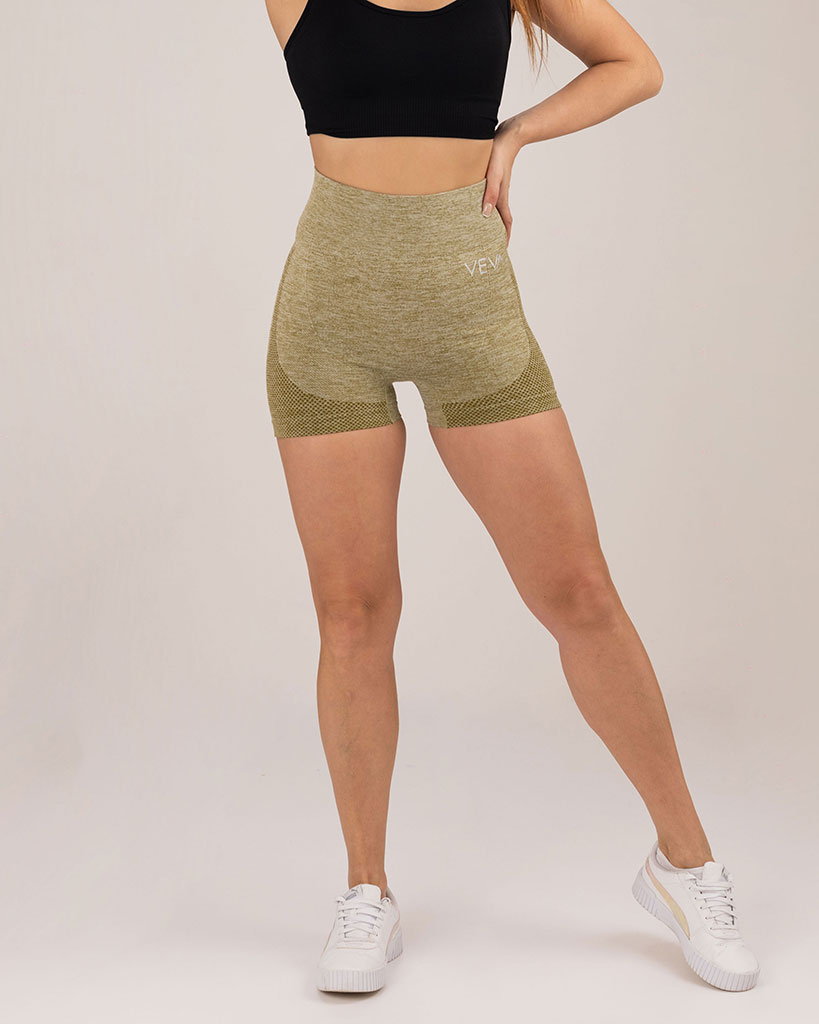 VEVAwear Flexfit Shorts Yellow – front view