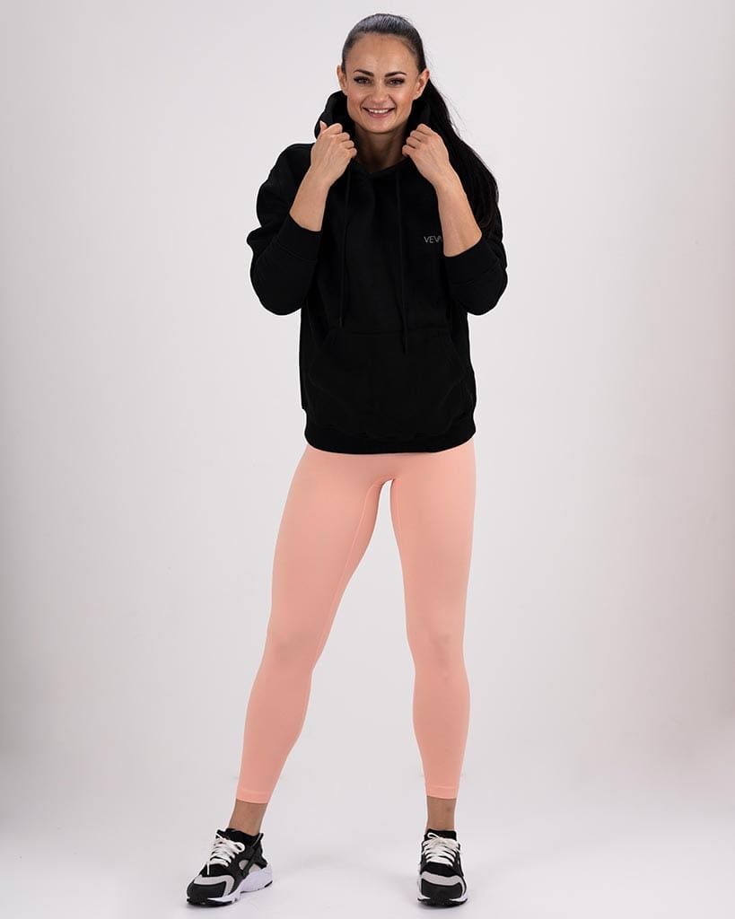 VEVAwear Soft Hoodie Mighty Black – detajl izdelka