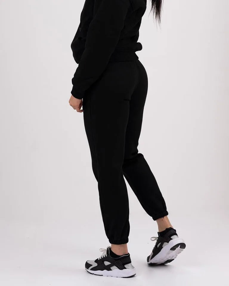 VEVAwear Soft Long Pants Mighty Black – pogled s strani