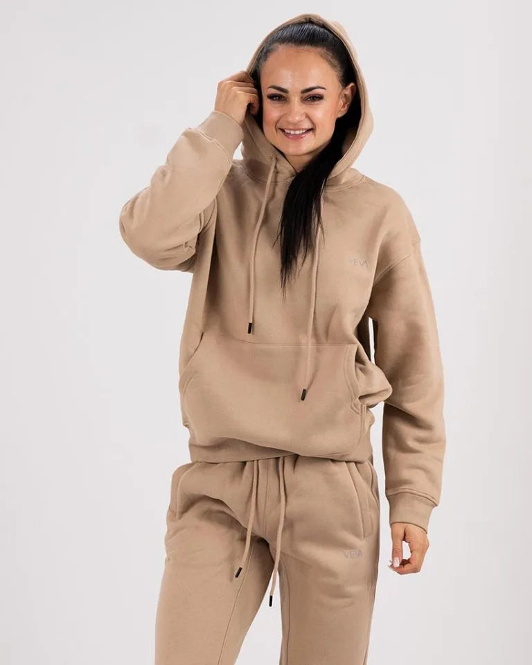 VEVAwear Soft Hoodie Sand Beige – detajl izdelka