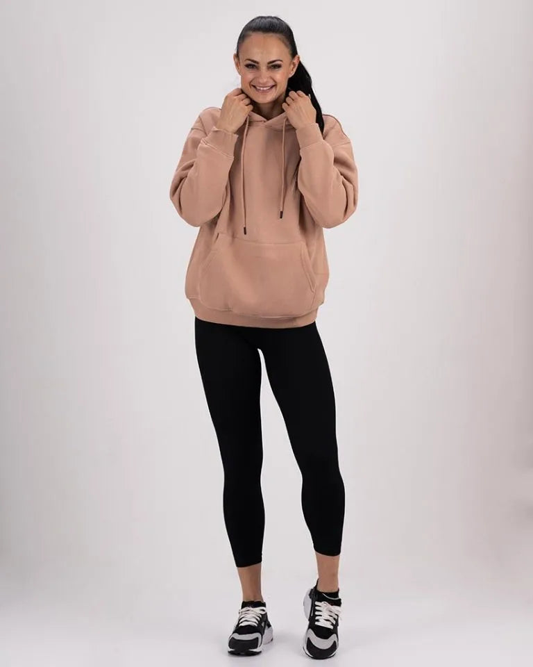 VEVAwear Soft Hoodie Sand Pink – back view