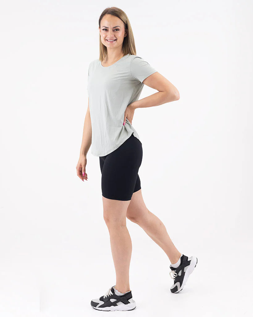 VEVAwear Feather T-shirt Menthol Green – detajl izdelka
