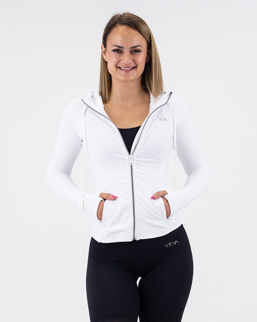 VEVAwear Feather Breathable Jacket Ultra White – detajlni posnetek