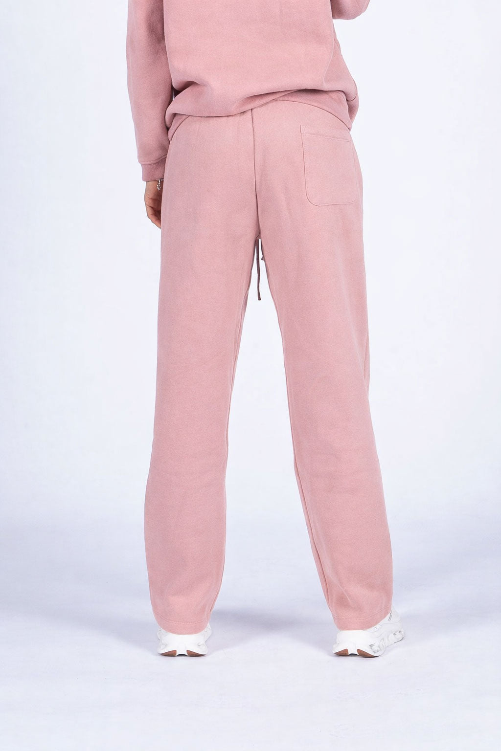 VEVAwear Soft Wide Pants Powder Pink – pogled s strani