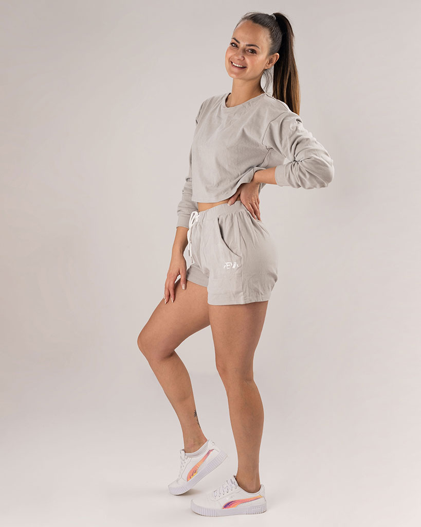 VEVAwear Super Cozy Set Pearl Grey – front view