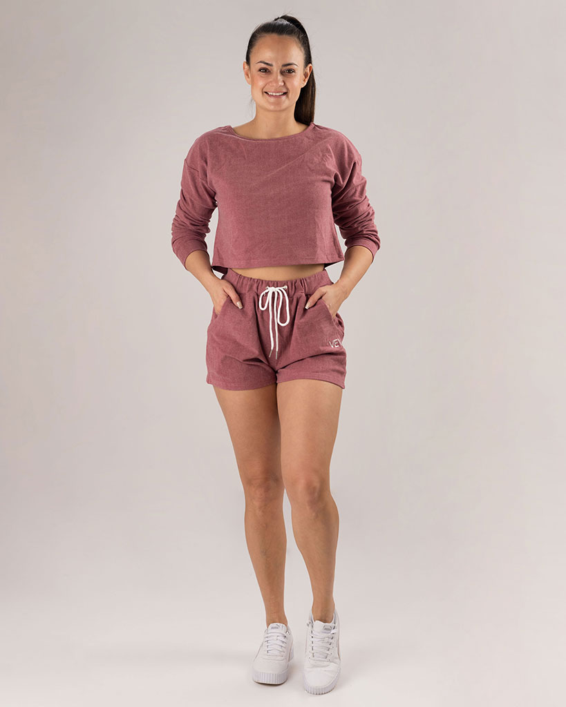 VEVAwear Super Cozy Set Fluffy Red – detajlni posnetek