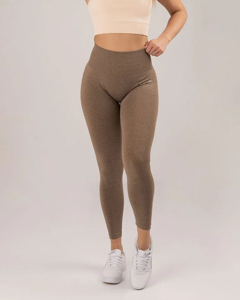 VEVAwear Lift Leggings Sand Brown – back view