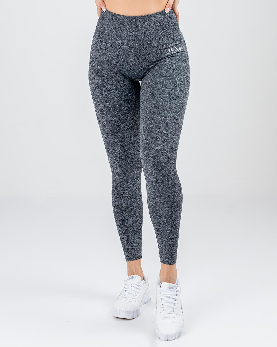 VEVAwear Sculpt Leggings Ash Gray – pogled spredaj