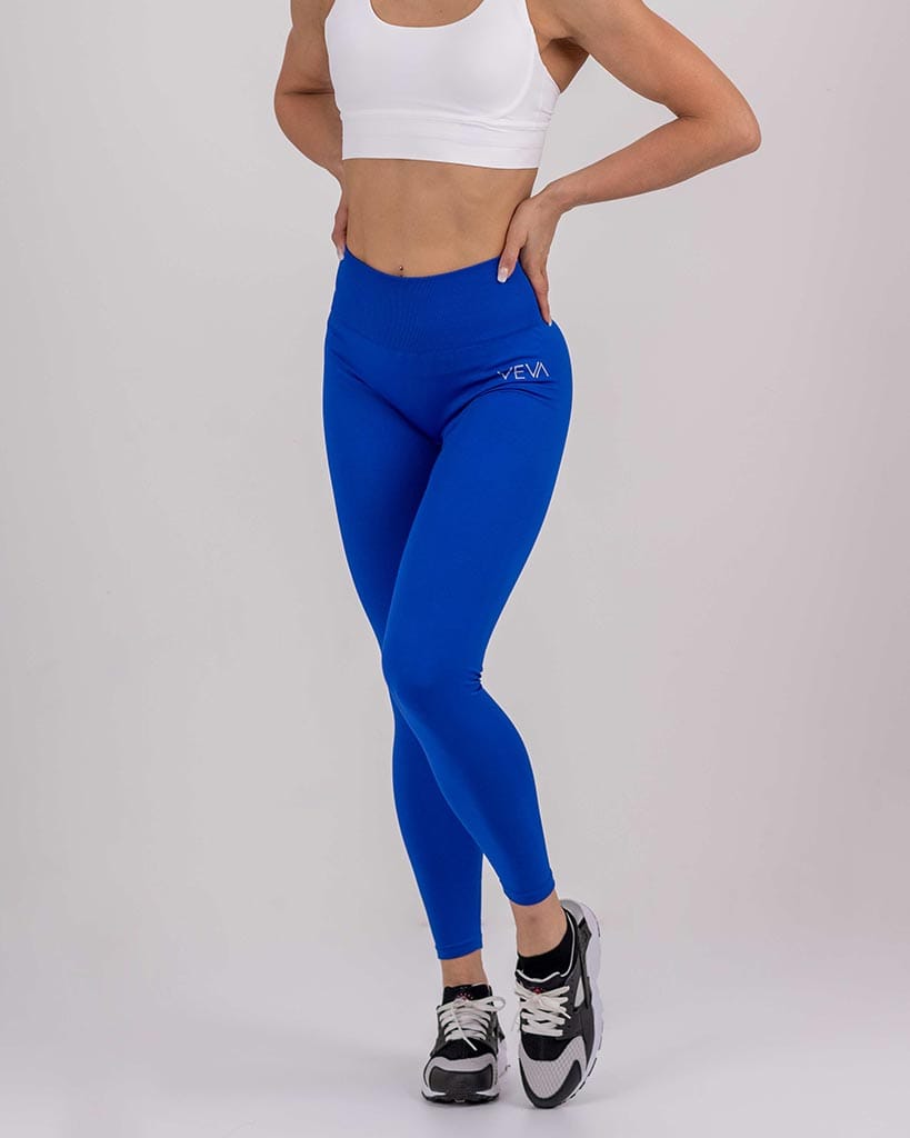 VEVAwear Comfort Leggings Cobalt Blue – front view