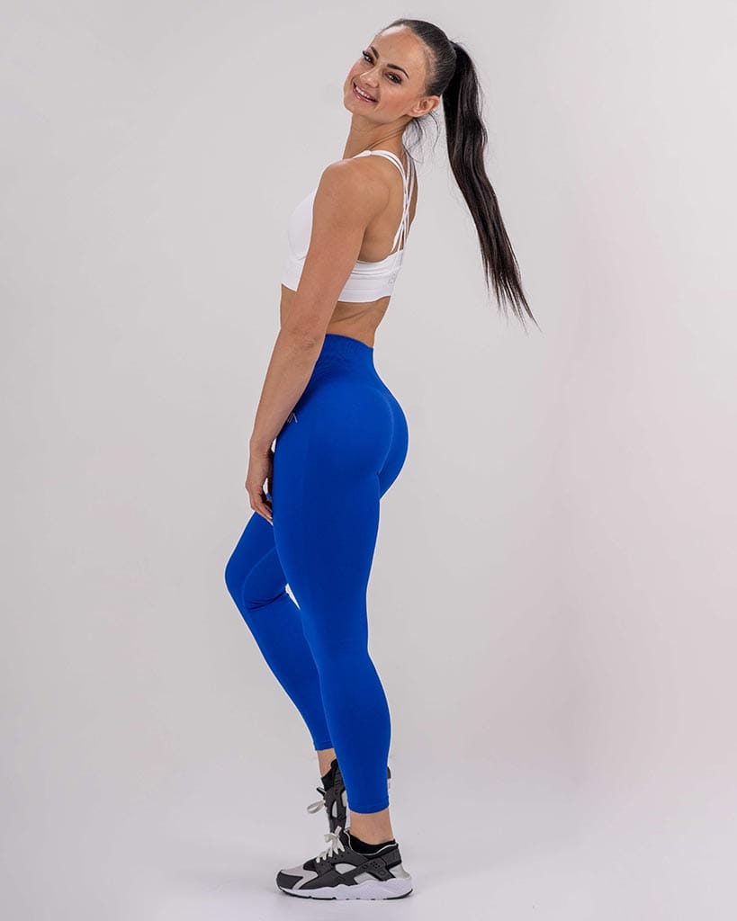VEVAwear Comfort Leggings Cobalt Blue – close-up detail