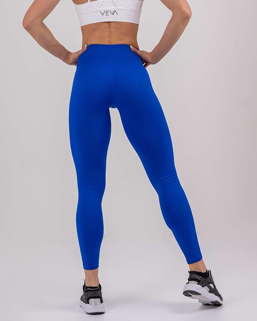 VEVAwear Comfort Leggings Cobalt Blue – back view