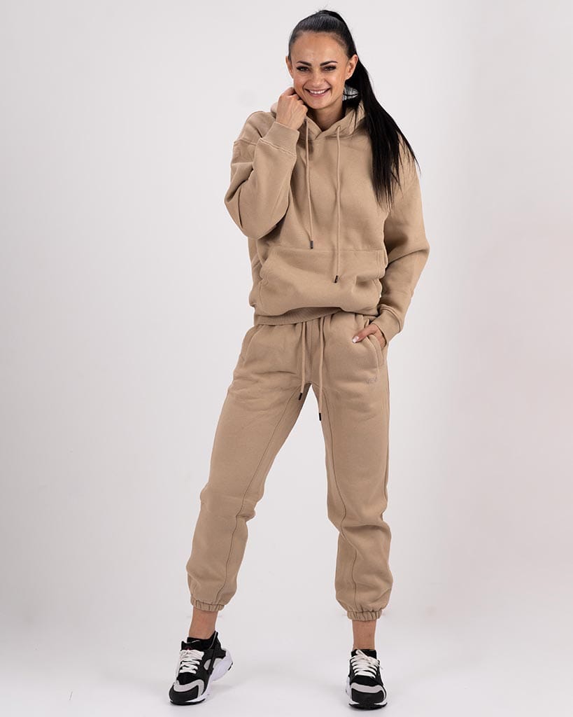 VEVAwear Soft Long Pants Sand Beige – back view