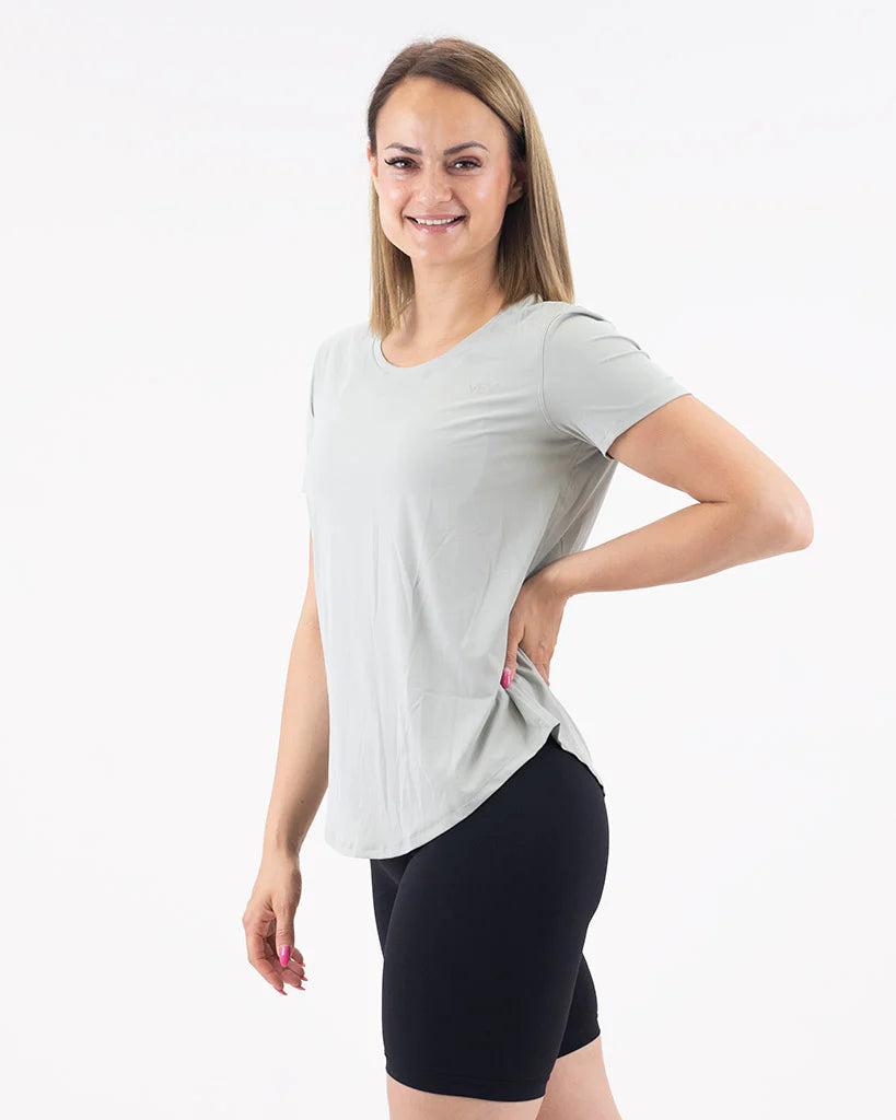 VEVAwear Feather T-shirt Menthol Green – detajlni posnetek
