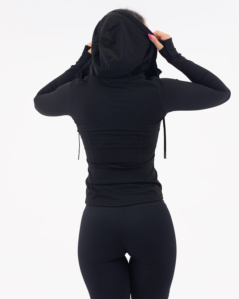 VEVAwear Feather Breathable Jacket Mighty Black – detajl izdelka