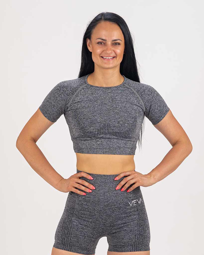 VEVAwear Active Tee T-shirt Darling Pink – back view