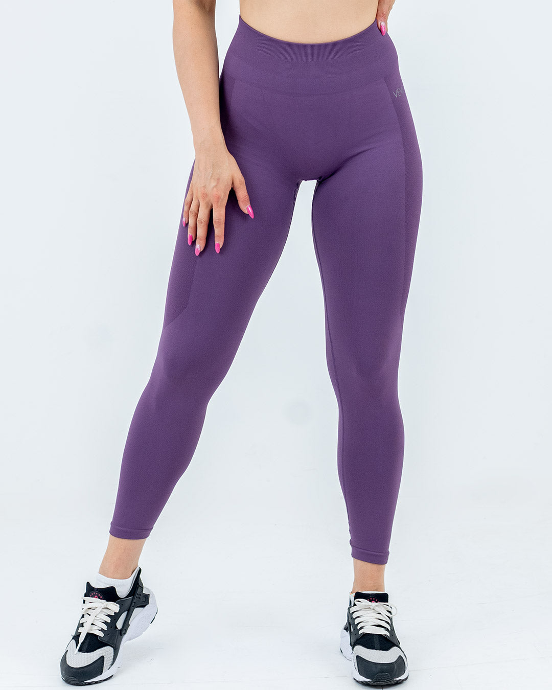 VEVAwear Confident Leggings Royal Purple – close-up detail