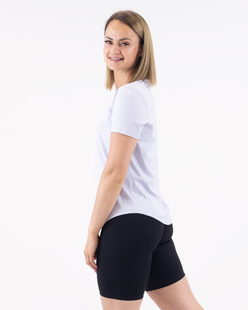 VEVAwear Feather T-shirt Pearl Purple – detajl izdelka