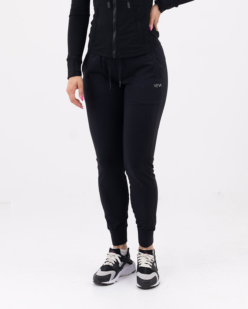VEVAwear Feather Pants Mighty Black – detajlni posnetek