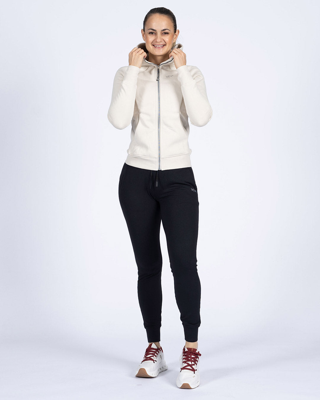 VEVAwear Motion Jacket Pearl White – detajl izdelka