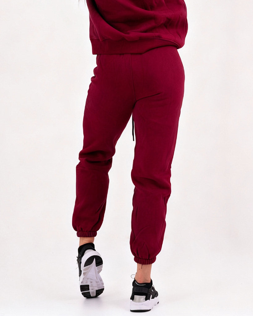 VEVAwear Soft Long Pants Wine Red – back view