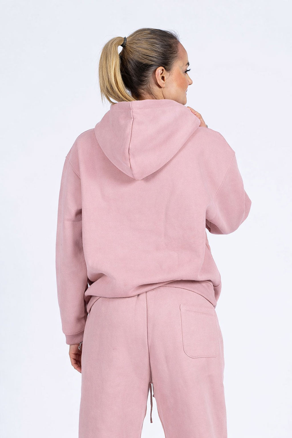 VEVAwear Soft Jacket Powder Pink – pogled s strani